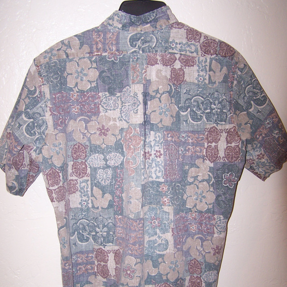 VINTAGE REYN SPOONER HAWAIIAN CAMP SHIRT S2887 - Picture 5 of 8